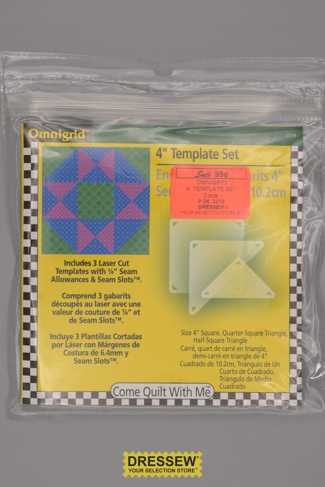 Omnigrid 4" Template Set