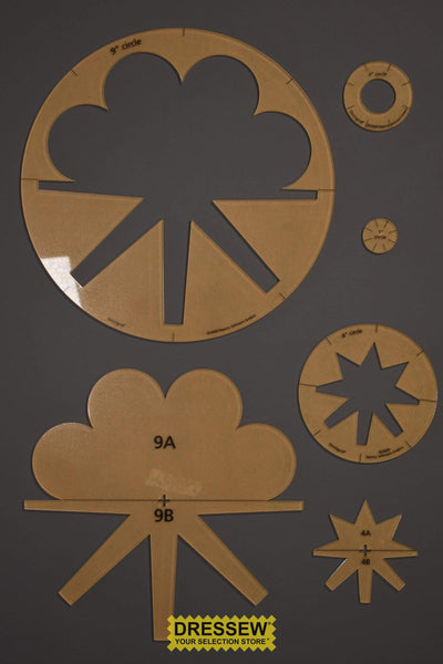 Omnigrid Magic Templates Flip-N-Cut Set #1