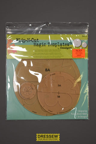 Omnigrid Magic Templates Flip-N-Cut Set #2