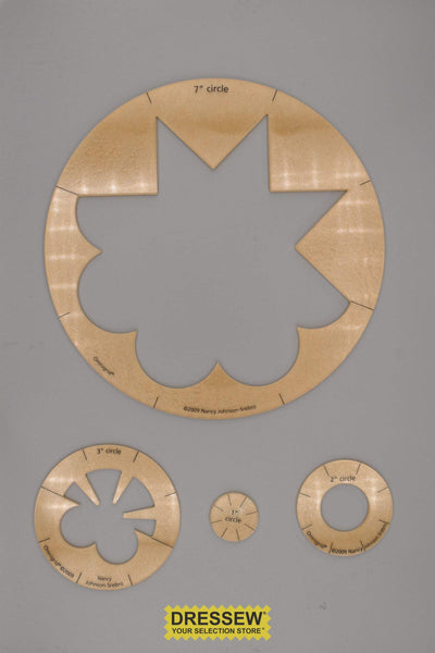 Omnigrid Magic Templates Flip-N-Cut Set #3