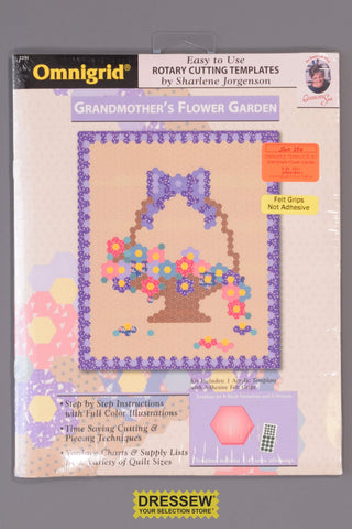 Omnigrid Template Kit Grandmother's Flower Garden