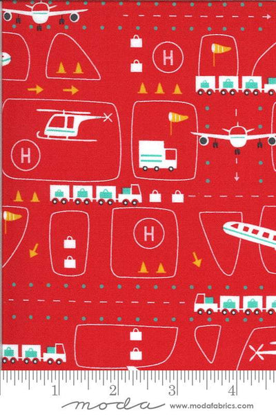 On The Go Airport By Stacy Iest Hsu For Moda Red Light