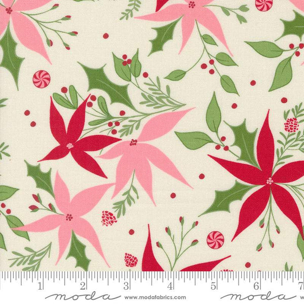Once Upon A Christmas Poinsettia Dance By Sweetfire Road For Moda Snow