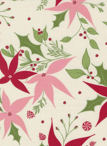 Once Upon A Christmas Poinsettia Dance By Sweetfire Road For Moda Snow