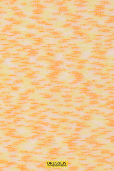 One Sided Fleece Yellow Mix