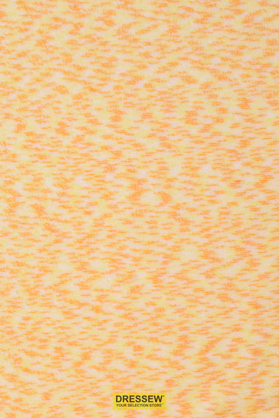 One Sided Fleece Yellow Mix