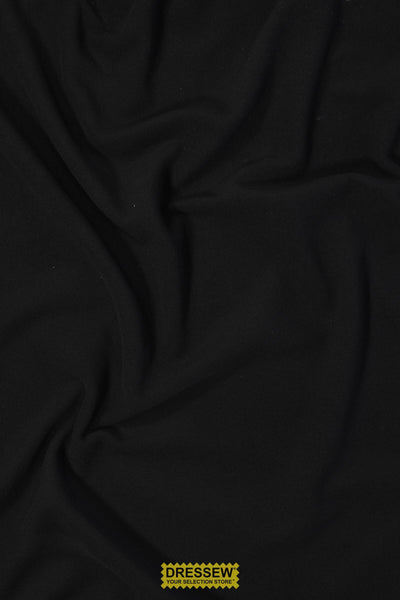 One Sided Lycra Fleece Black