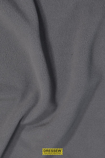 One Sided Lycra Fleece Light Grey