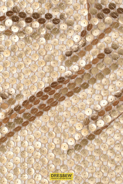 Opal Sequin Mesh Gold