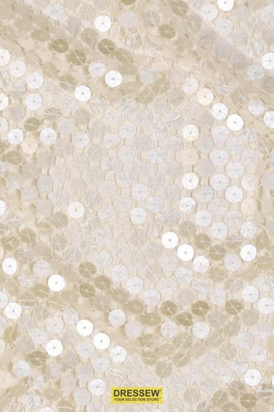 Opal Sequin Mesh Pearl
