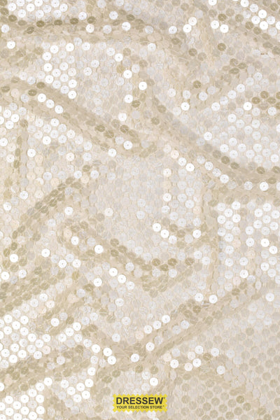 Opal Sequin Mesh Pearl