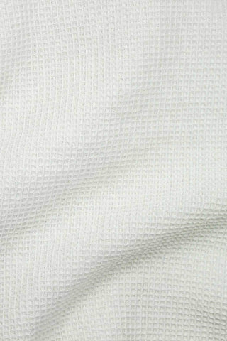 Organic Waffle Off White