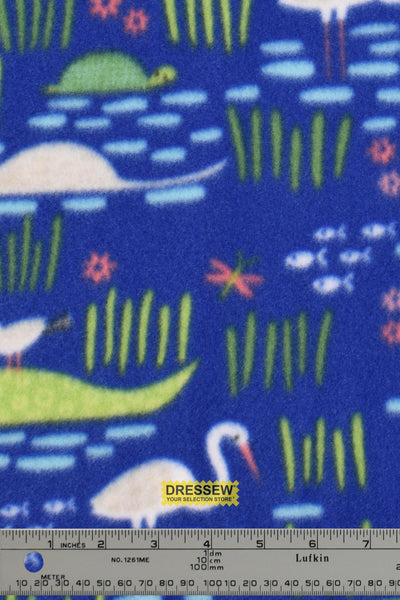 Otter Polar Fleece Royal / Multi