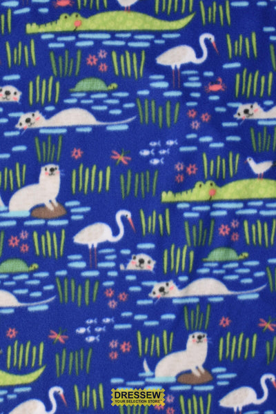 Otter Polar Fleece Royal / Multi