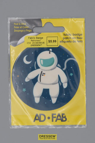 Outer Space Fabric Badge Astronaut