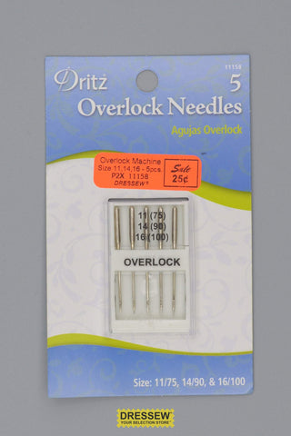 Overlock Machine Needles Size 11,14,16
