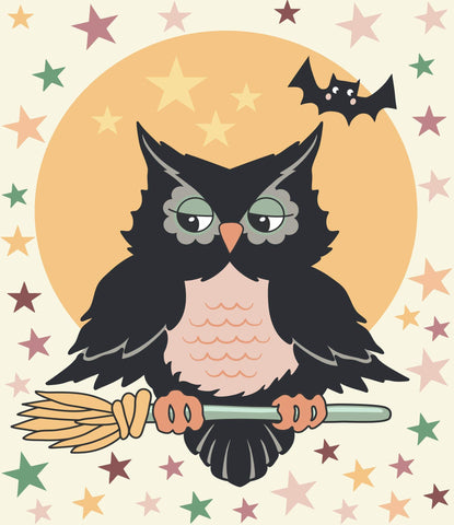 Owl-O-Ween Panel By Urban Chiks For Moda Multi