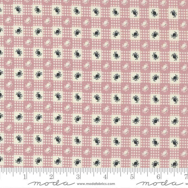 Owl-O-Ween Spider Gingham By Urban Chiks For Moda Spell