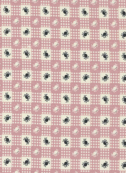 Owl-O-Ween Spider Gingham By Urban Chiks For Moda Spell