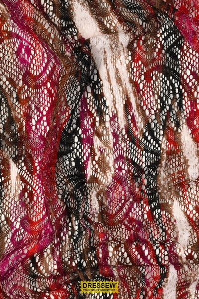 Paisley Lace Red / Multi