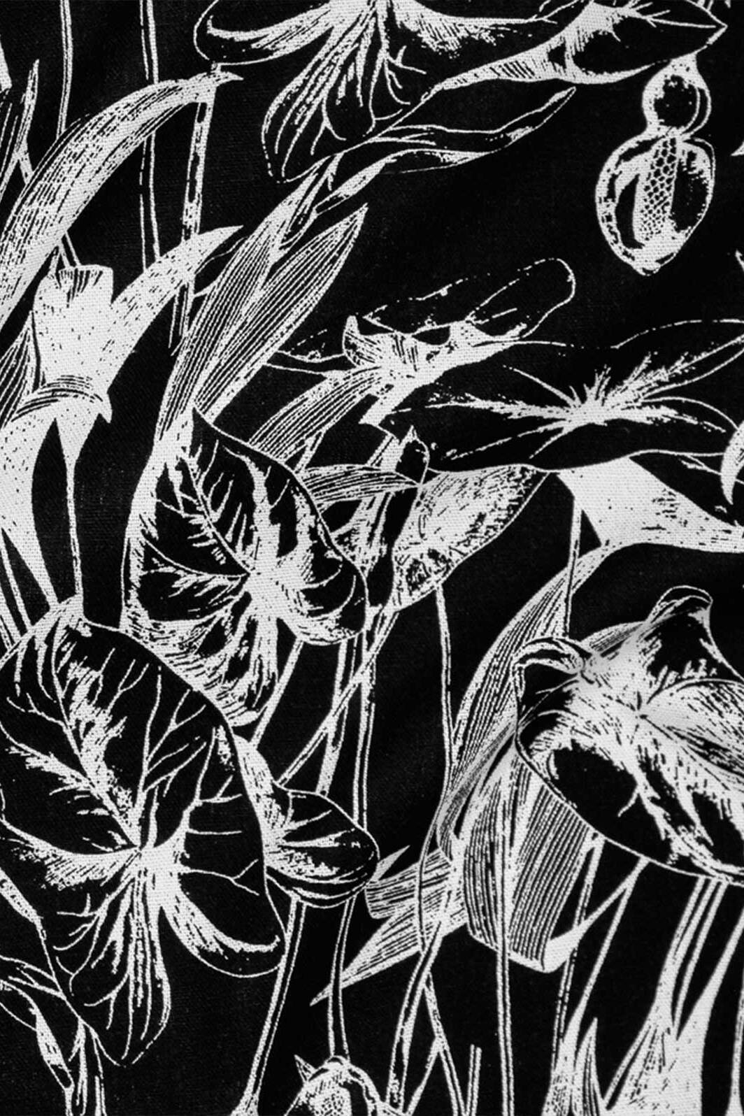 Palma Arum Leaves Black / White