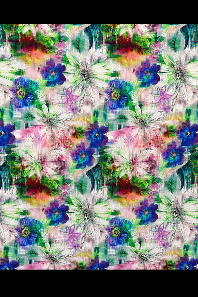 Palma Digital Floral Ecru / Multi