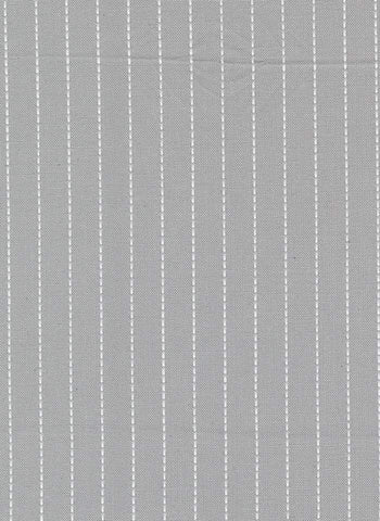 Panache Wovens Saddle Stitch By Pieces To Treasure For Moda Grey / White