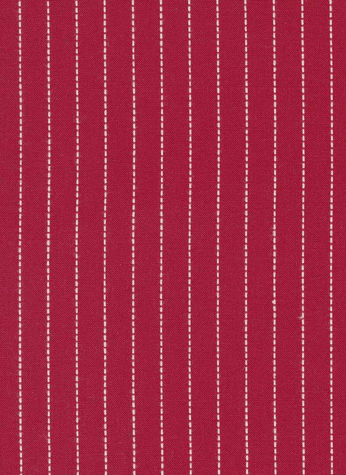 Panache Wovens Saddle Stitch By Pieces To Treasure For Moda Red / White