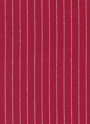 Panache Wovens Saddle Stitch By Pieces To Treasure For Moda Red / White