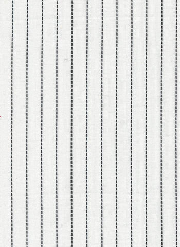 Panache Wovens Saddle Stitch By Pieces To Treasure For Moda White / Black