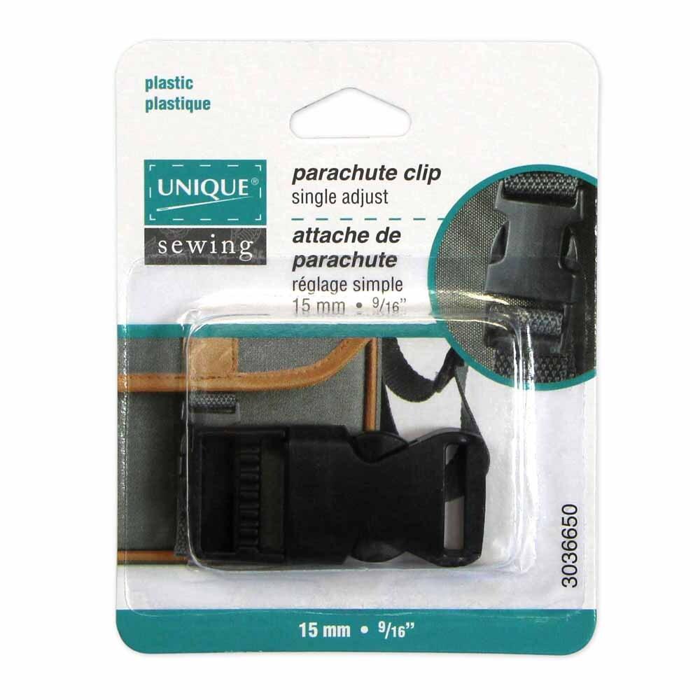 Parachute Clip 15mm Black