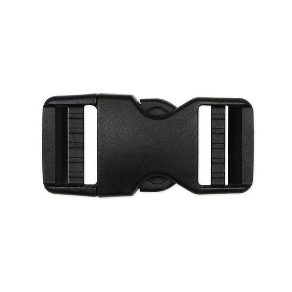 Parachute Clip - Double Adjust 25mm (1") Black