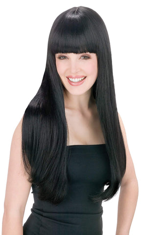 Party Girl Wig Black