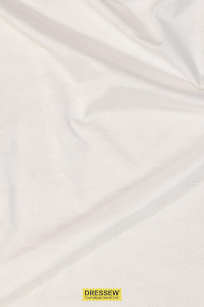 Patterned Mesh / Jersey White