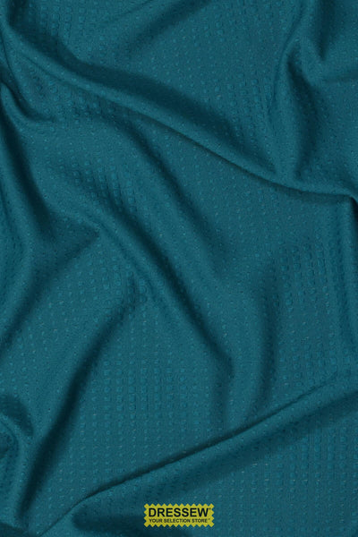 Patterned Poly Knit Dark Teal