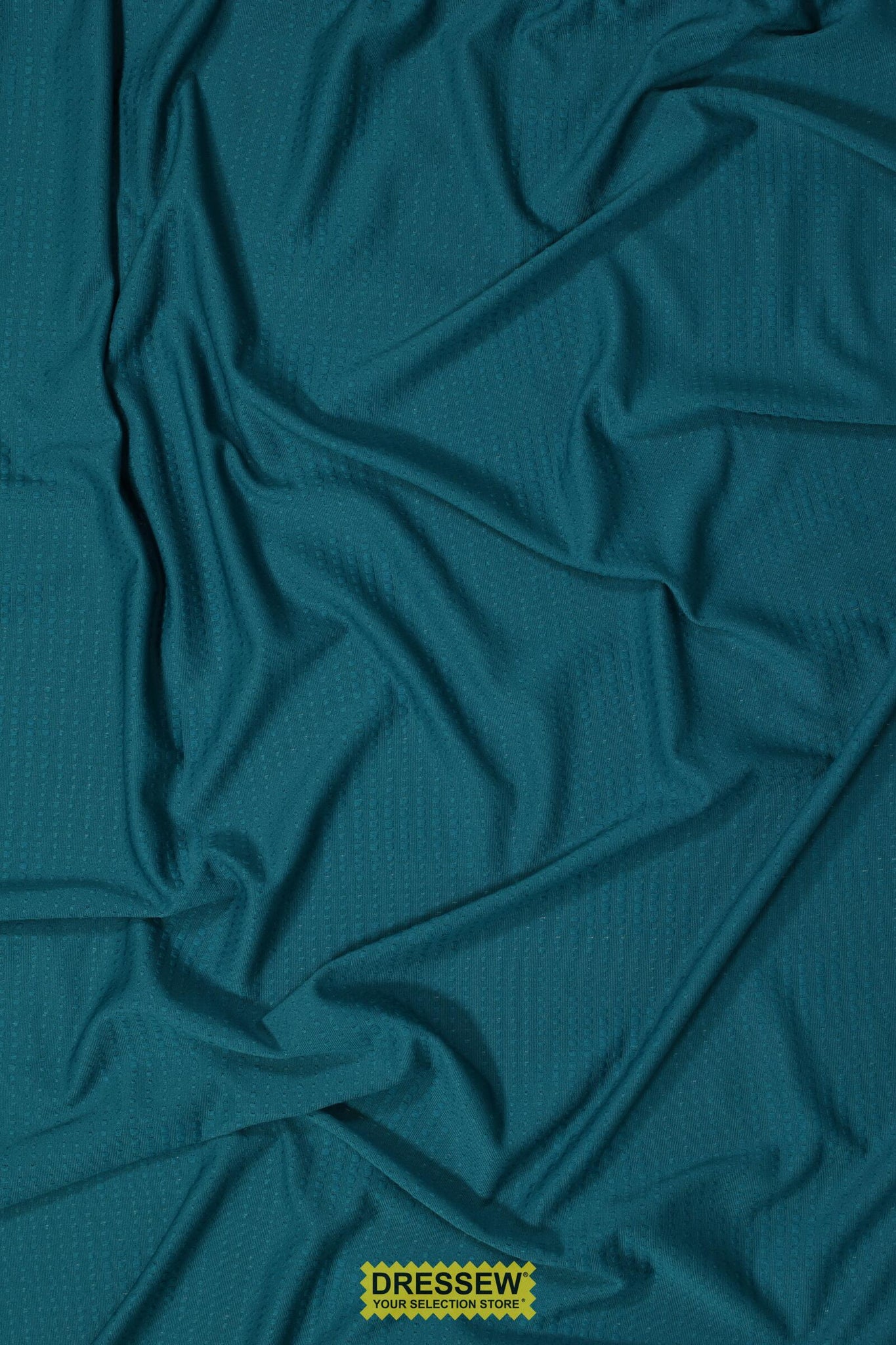 Patterned Poly Knit Dark Teal
