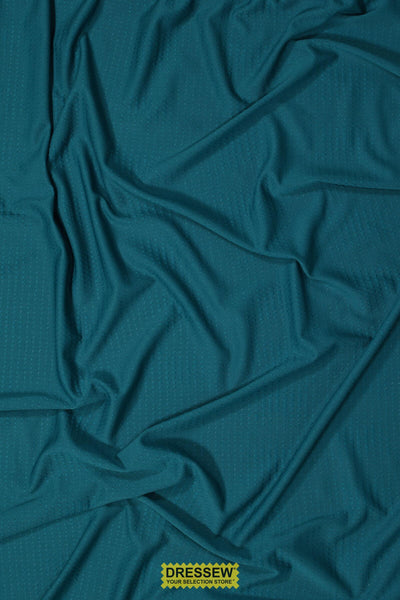 Patterned Poly Knit Dark Teal