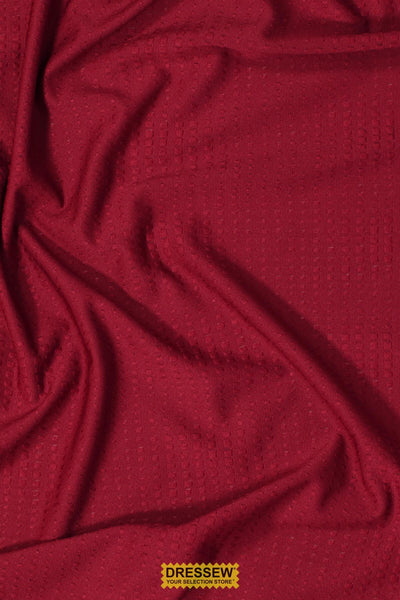 Patterned Poly Knit Wine