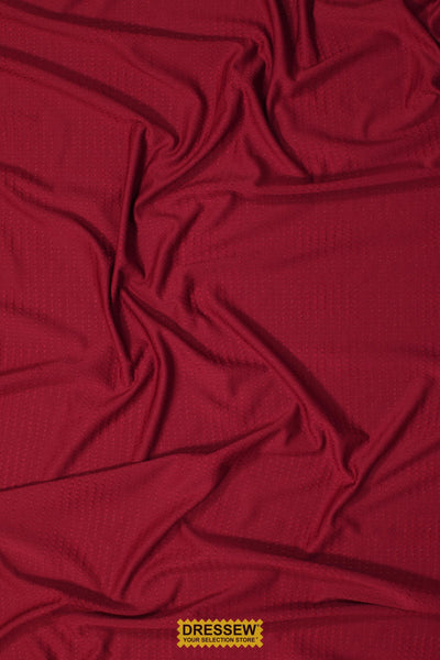 Patterned Poly Knit Wine