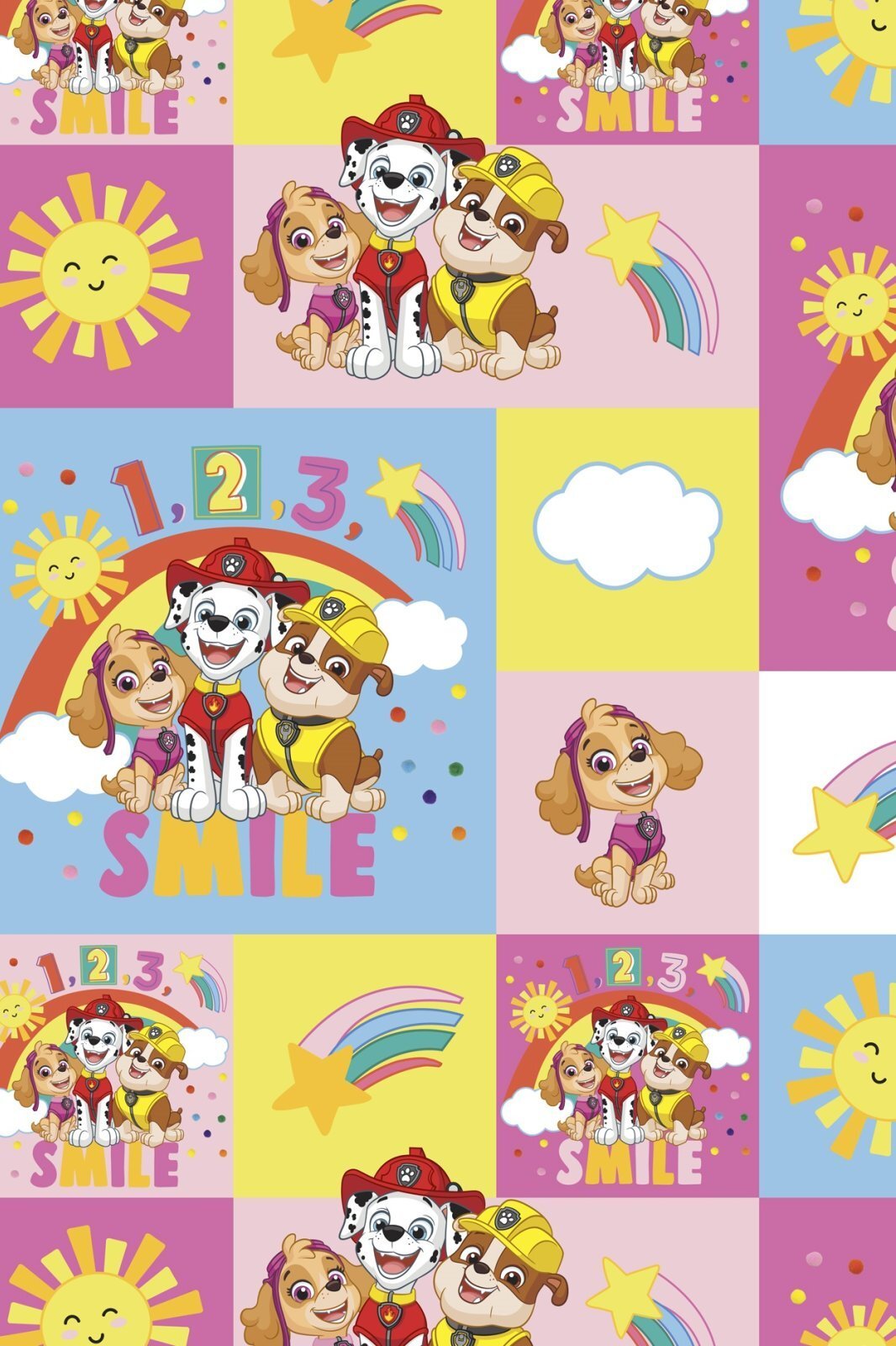 Paw Patrol 123 Smile Patchwork Pink / Multi