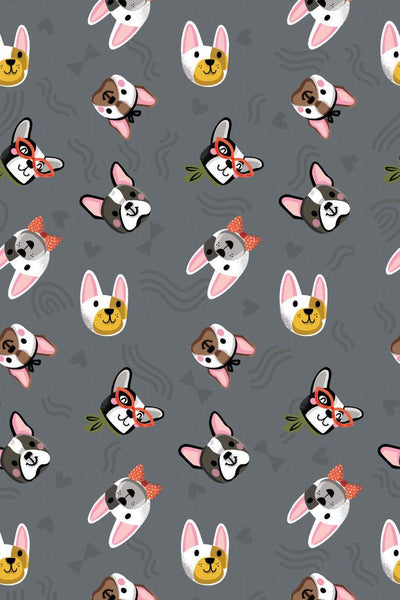 Pawsomely Posh Pawsome Pup Toss Charcoal