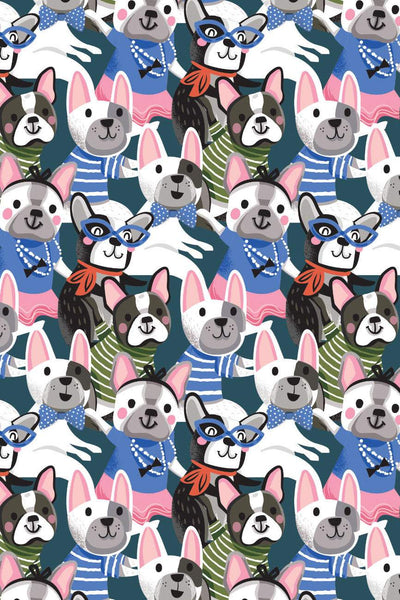 Pawsomely Posh Posh Pup Party Teal