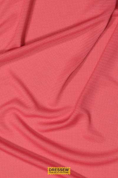 Peek-A-Boo Stripe Knit Coral Pink