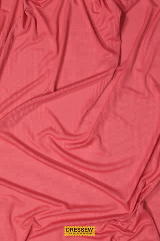 Peek-A-Boo Stripe Knit Coral Pink