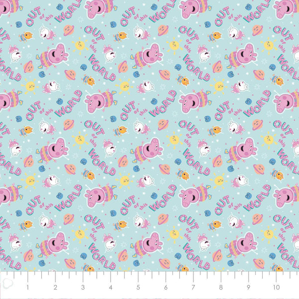 Peppa Pig Friends In Space Light Blue / Multi
