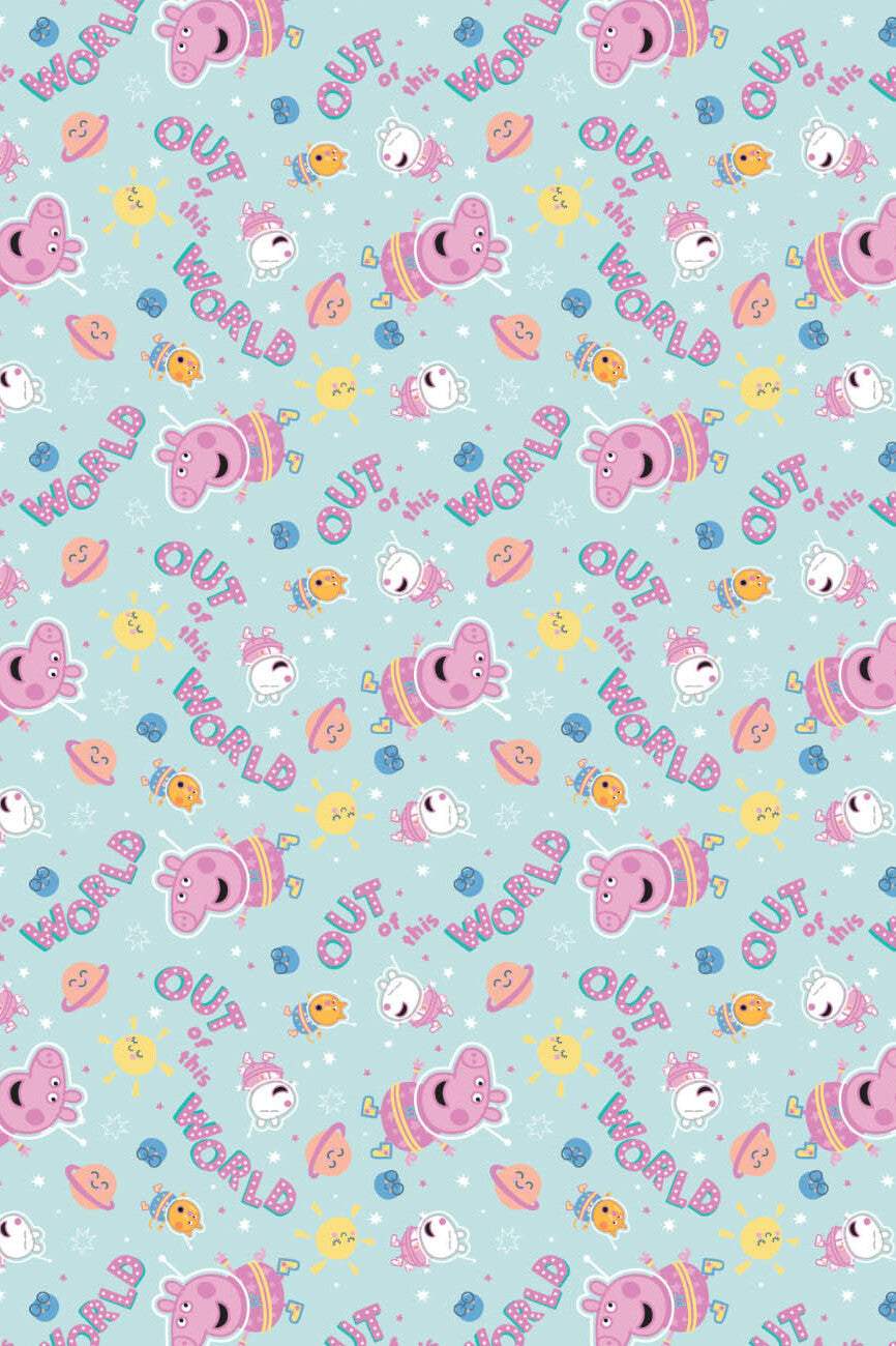 Peppa Pig Friends In Space Light Blue / Multi