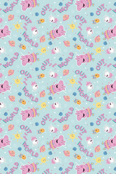 Peppa Pig Friends In Space Light Blue / Multi