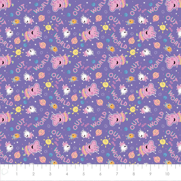 Peppa Pig Friends In Space Purple / Multi