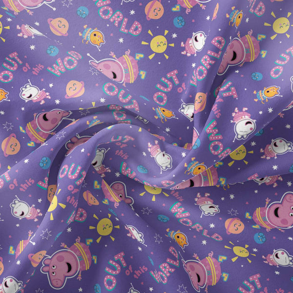 Peppa Pig Friends In Space Purple / Multi