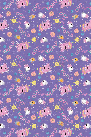 Peppa Pig Friends In Space Purple / Multi